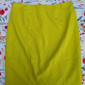 Lime/Chartruese/Neon Green Pencil Skirt - Ann Taylor - Size 12T